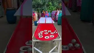 গ্রামের চাচীদের মজার খেলা  | Village game 😃😃 #shorts