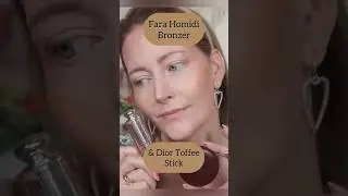 Fara Homidi Bronzer with Dior Backstage Rosy Glow Stick in Toffee