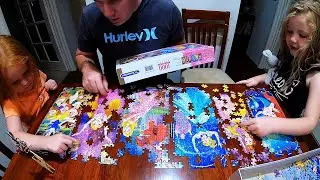 Disney Princesses 1000 Piece Puzzle Time Lapse