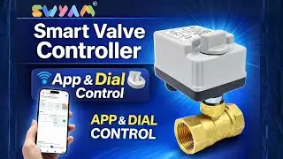 SWYAM Smart Brass Valve Controller | App, Auto, Manual & Inching Mode Demo | SWYAM Smart Valve