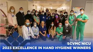 SCVMC NICU 2023 Excellence in Hand Hygiene winners