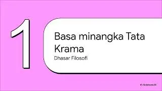 UNDHA USUK ING BASA JAWA