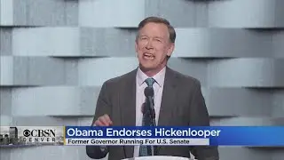 Barack Obama Officially Endorses John Hickenlooper For Senate