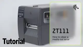Как устранить ошибку отсутствия носителя на принтере ZT111 | Zebra