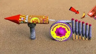 Diwali Sutali Bomb And Bijali Crackers VsGround Chakkar | Matchstick Chain ReactionDominos OI