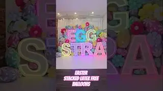 Easter Balloons #easter #balloon #balloons #tutorial #party #balloondecoration