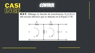 Obtenga la función de transferencia Eo(s)/Ei(s) del circuito eléctrico.