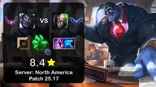 Dr. Mundo Top vs Singed - NA Master - Patch 25.17