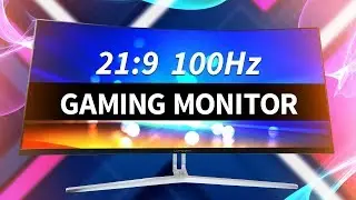 LC Power 34 Zoll Gaming Monitor mit 100 Hz I LC-M34UWQHD-100-C I