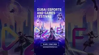 Dubai Esports and Games Festival is officially back! From 19 April to 5 May. Get your tickets now!
