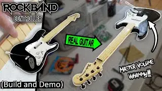 Plastic Controller to Working Guitar Conversion (... and Tone Demo)