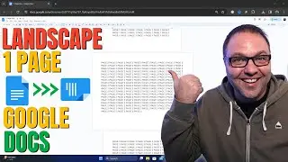How to Make One Page Landscape in Google Docs