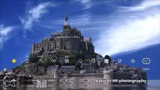 4K Mont Saint-Michel PS4 Dynamic Theme