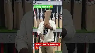 SPRING HANDLE FOR LONG HITTING 😛 #cricket #cricketlover #shortfeed #motivation