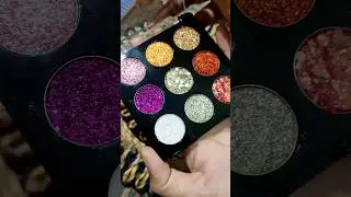 Colors Queen Glitter Palette swatch and review #youtube #youtubeshorts #shorts #makeup #review
