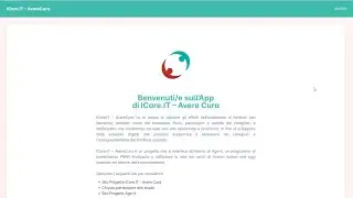 Esplora la WebApp di ICare.IT - AvereCura