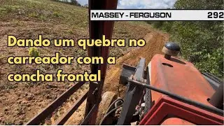 Massey Ferguson 292 Turbo | Passando a concha nos torr&otilde;es | Samuel Agro