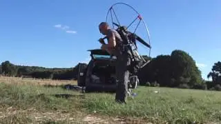 Montage et d&eacute;marrage en campagne du paramoteur NITRO 200