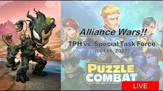 Puzzle Combat LIVE Alliance Wars: The Pirate Horde vs. Special Task Force (6 Feb, 2022)
