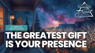 3 Minute Christmas Day Guided Meditation: Presence Not Presents (Find Peace Today)