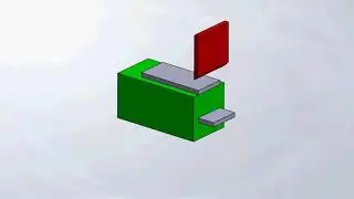 Hướng dẫn mô phỏng cắt trong Solidworks - Cutting metal  Process Animation in Solidworks