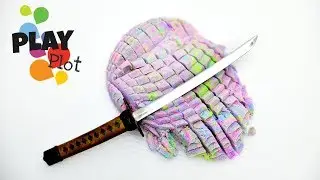 Kinetic Sand - Legendary Masamune Katana VS Rainbow Ball | Play Plot
