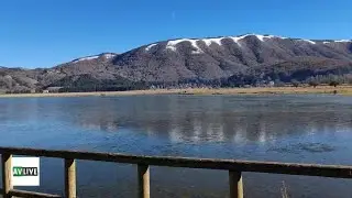 Lago Laceno invaso dai quad
