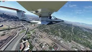 FS2020 DENVER survol I7-6700K RTX2070