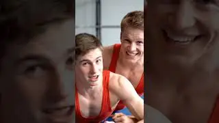 Wrestlers decided to enter the pole vault tournament #wrestling #singlet #frat #gymbro