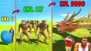 BUDGET MYSTERY SPIN BATTLES with SHINCHAN vs CHOP vs AMAAN-T in Animal Revolt Battle Simulator