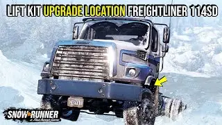 Lift Kit Upgrade Location Freightliner 114SD in Snow*Runner