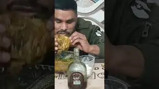 mutton head with Old monk Rum 🥃#viral #food #mutton #muttoncurry #mukbang