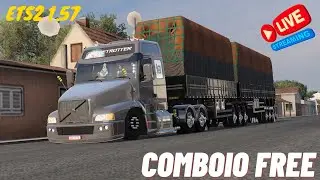🛑ETS2-1.57-COMBOIO FREE MOD BR  Com Os Pesad&atilde;o Da Rodagem #shorts #shortsfeed #caminh&atilde;o #arqueado