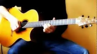 Cuntz Oveng Custom 34 fret guitar with AER AK-15, Schatten and K&K Pure Western