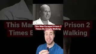 THIS MAN ESCAPED PRISON 2 TIMES BY SIMPLY WALKING OUT THE FRONT DOORS!! #Shorts