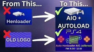 How to Jailbreak PS4 12.52 with Auto HenLoader AIO + Custom Disc Logo