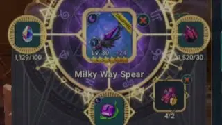 enhancing my Milky Way Spear with a warding doll