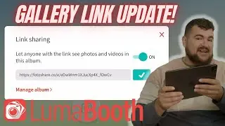 LUMABOOTH GALLERY LINK IN THE APP & DELETING TEST PHOTOS