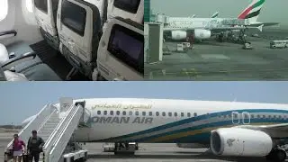 Oman Air inflight B737-900 - Dubai International - Muscat