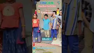 ✨Grade 1 lights up Diwali at Educare Global School! 🪔 #viral #shortsfeed #education #educareglobal