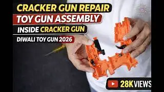 Cracker Gun Repair | Toy Gun Assembling | What's inside Cracker Gun? Cracker Gun for Diwali