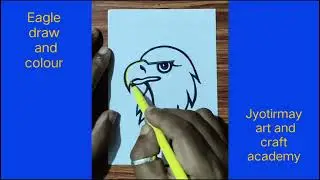 Il Easy Eagle draw & colour ll