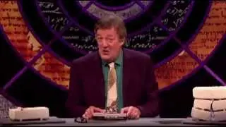 Stephen Fry crushes bricks - QI - S11/02, 2013