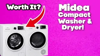 Компактная стиральная и сушильная машины Midea с мощной технологией STEAM!