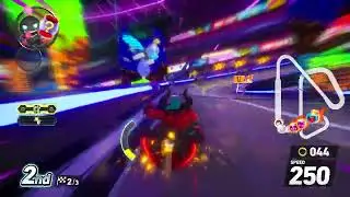 Sonic Racing CrossWorlds - Zavok gameplay in Coral Town