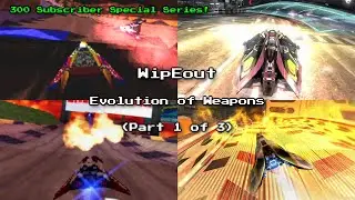 WipEout - Evolution of Weapons - Part 1 of 3 (Offensive and Defensive Weapons)