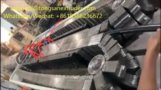 Plastic Nylon Polyamide Single Wall Corrugated Pipe Extrusion Line