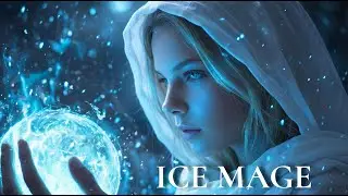 Ice Mage Cinematic AI Fantasy