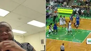 Marcus Smart fight Reaction