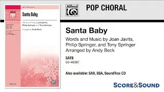 Santa Baby, arr. Andy Beck – Score & Sound